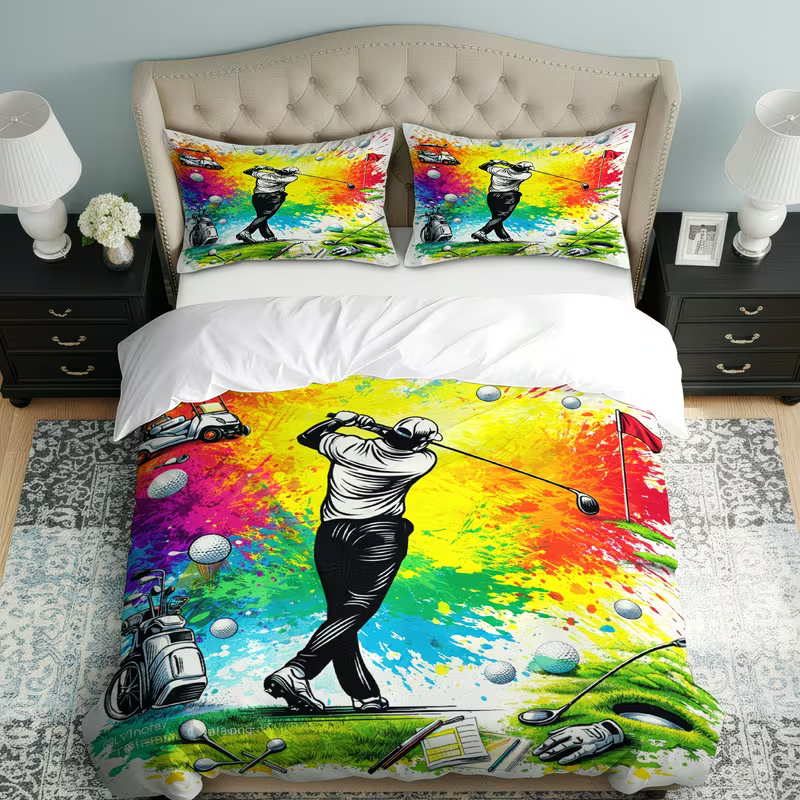 golf kids bedding