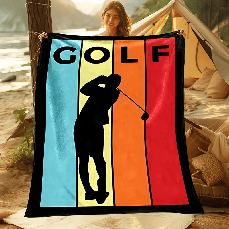 golf lover blanket soft flannel
