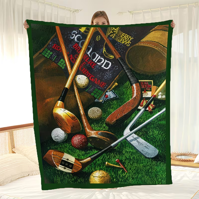 cozy golf throw blanket for sofa