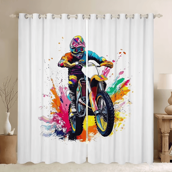 motocross fan room window panels
