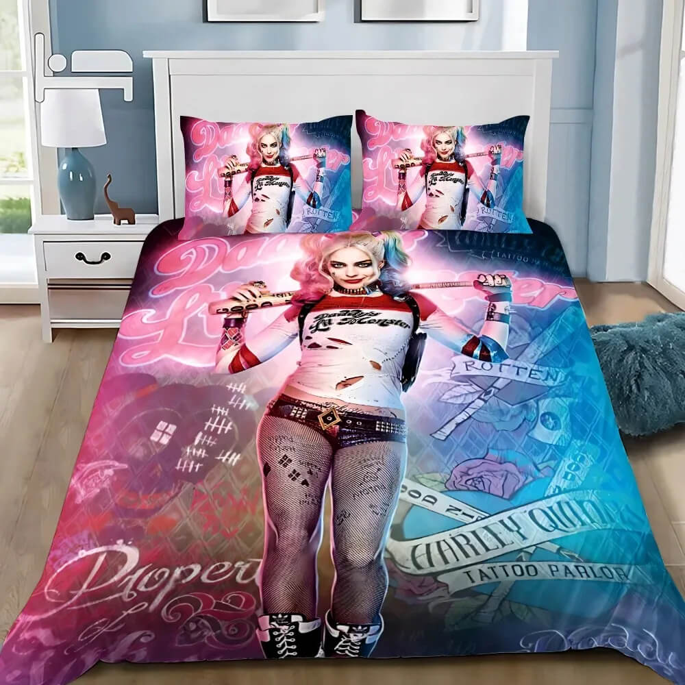 DC villain quilt cover bedroom decor