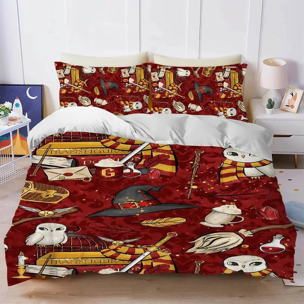 Harry Potter Hogwarts Kids Bedding Set