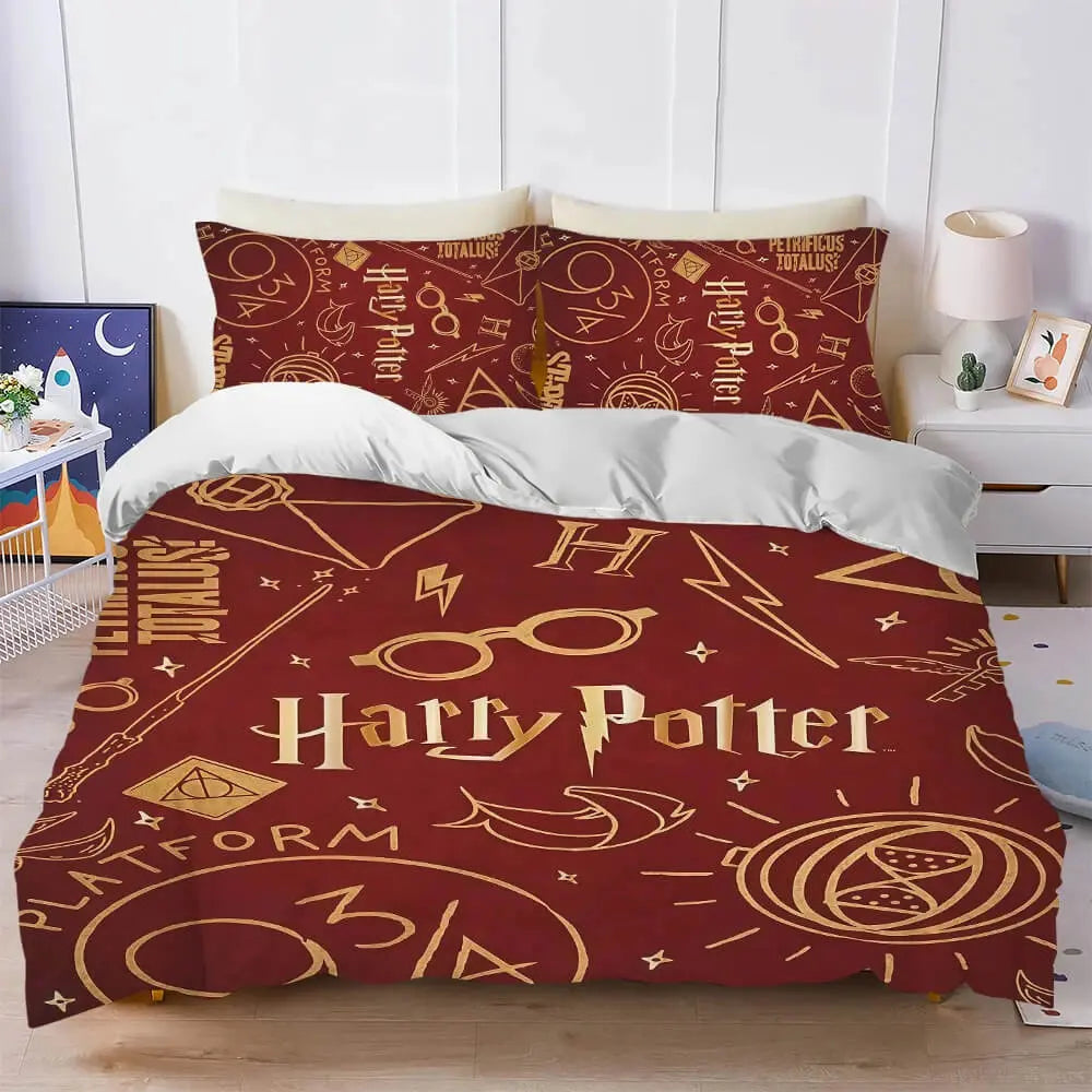 Harry Potter Hogwarts Kids Quilt Cover