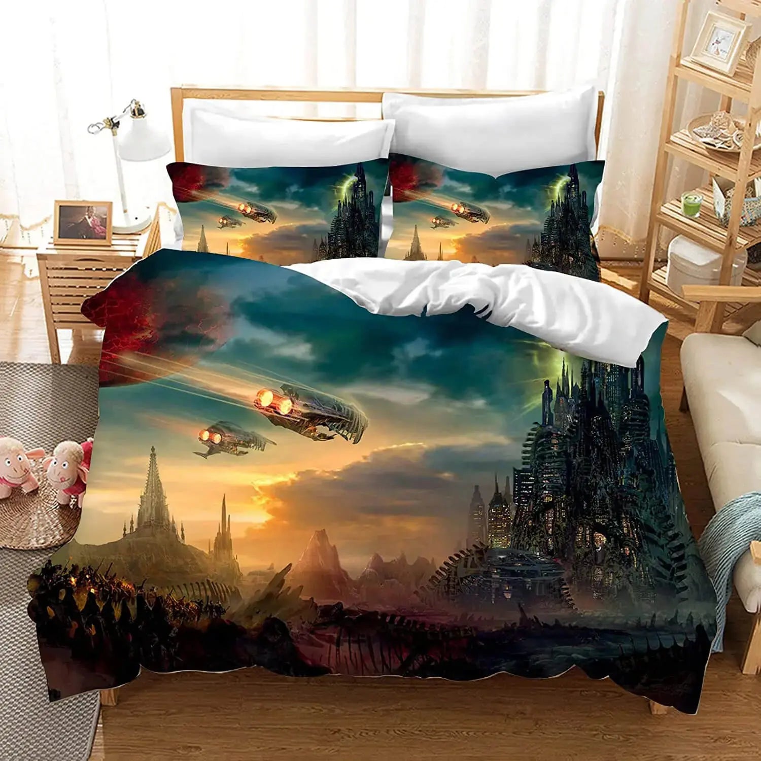 Harry Potter Hogwarts Kids 3D Quilt Cover