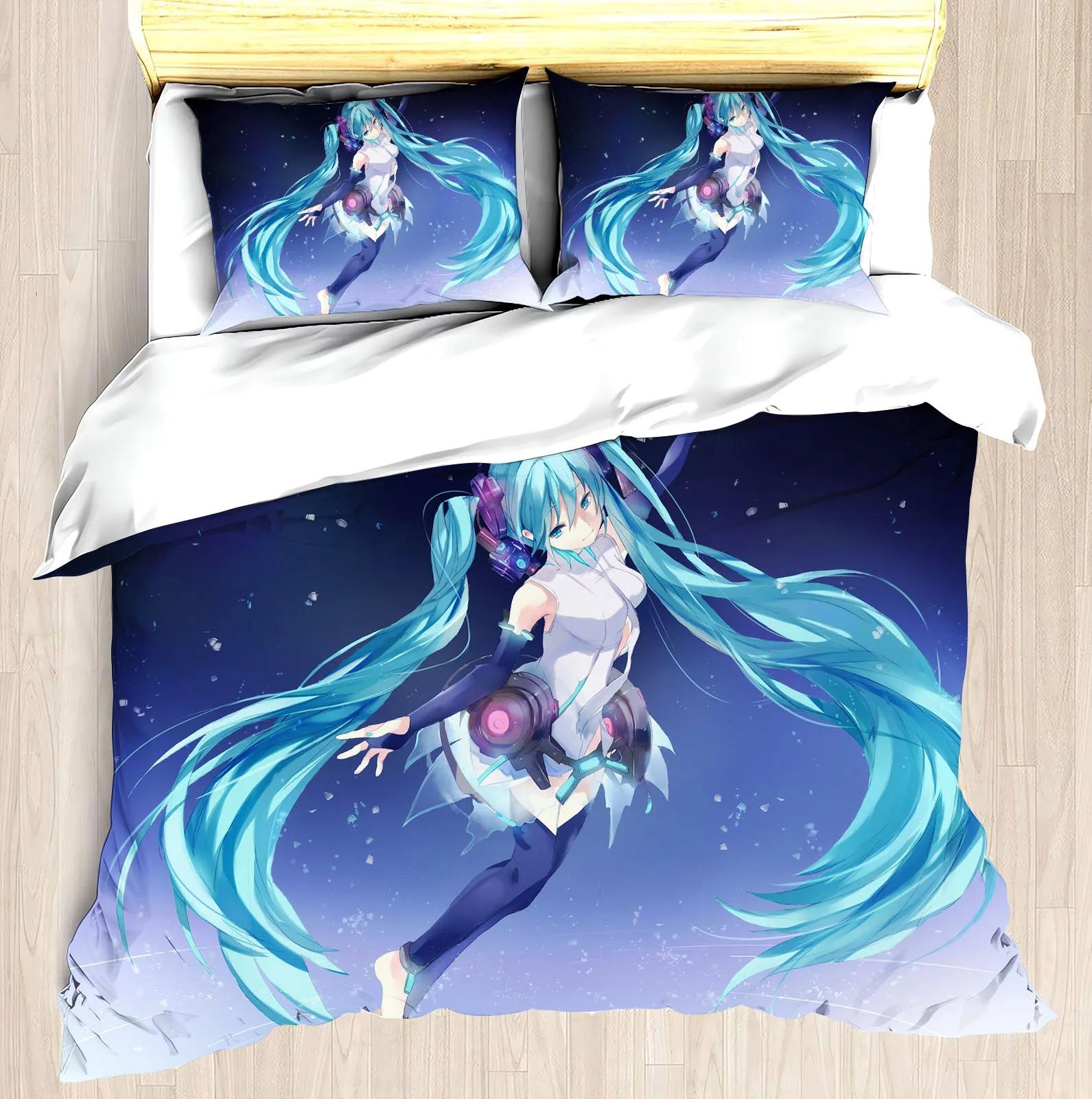 Hatsune Miku anime bedding set