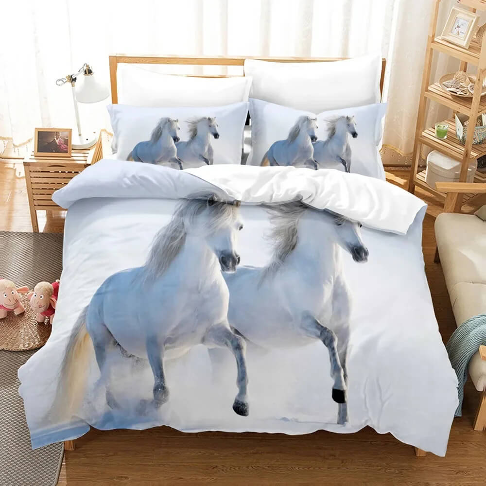 Horse animal bedding set