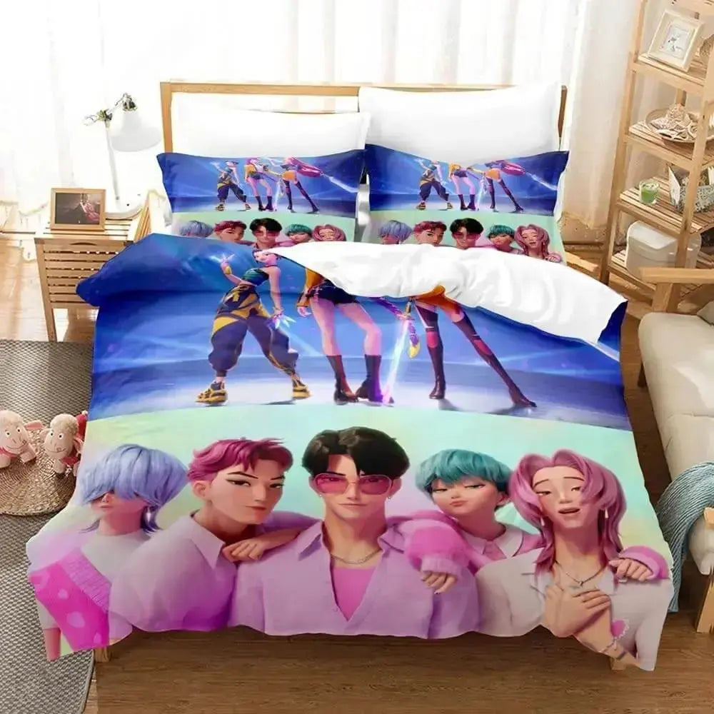 Kpop Demon Hunters Kids Doona Cover
