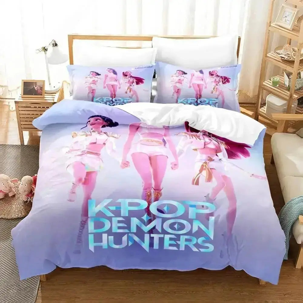 Kpop Demon Hunters Duvet Cover