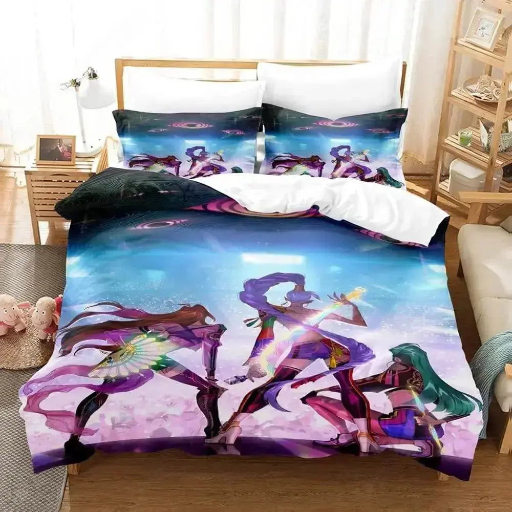 Kpop Demon Hunters Quilt Cover