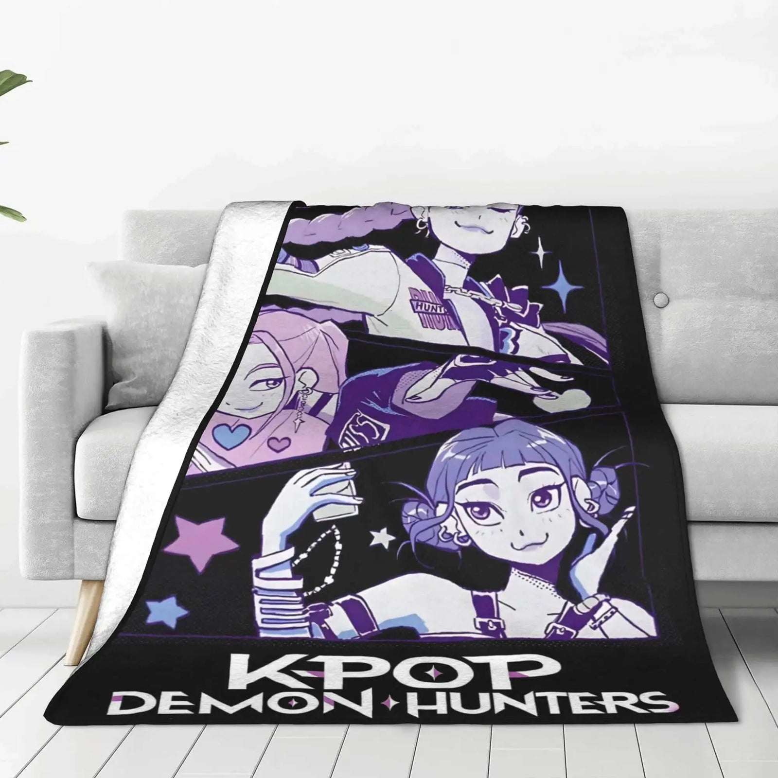 Kpop Demon Hunters Kids Throw Blanket