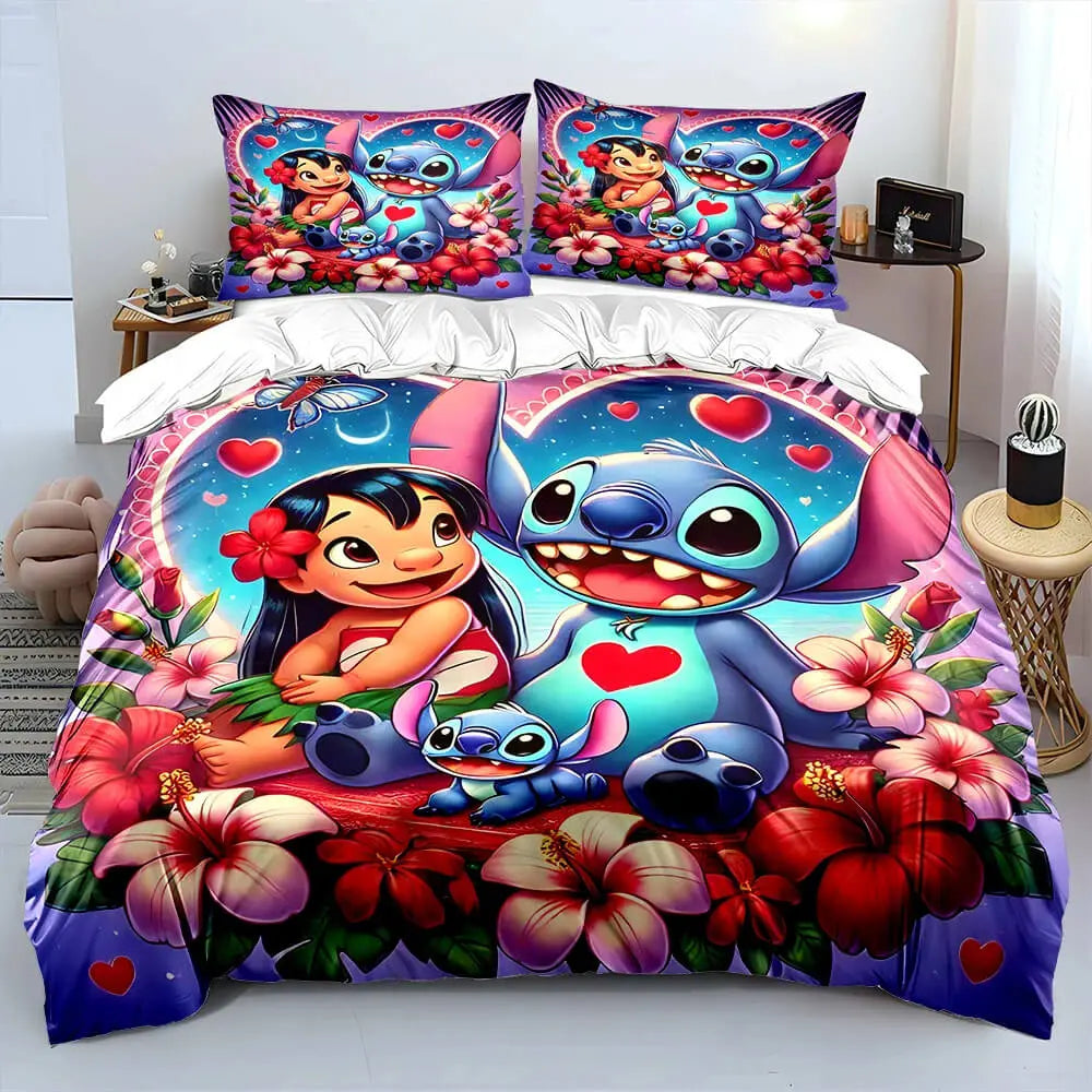 Lilo & Stitch Kids 3D Quilt Cover Zirconic