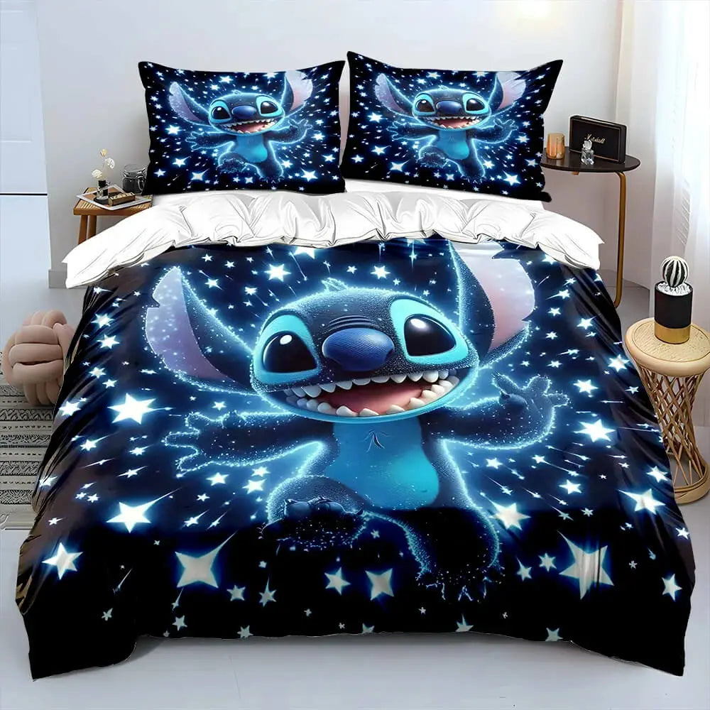 Stitch Cartoon Kids 3D Doona Cover
