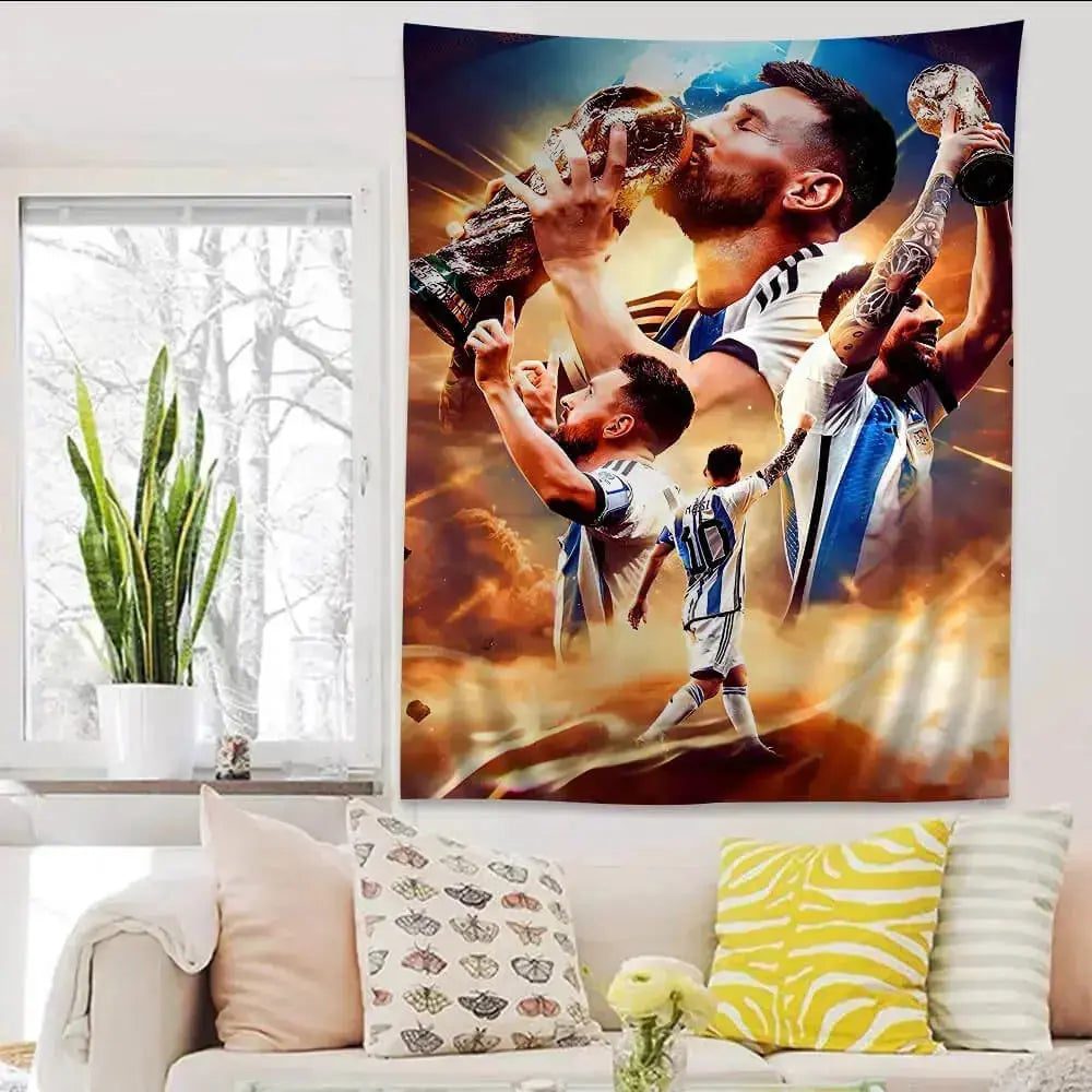 Lionel Messi Wall Tapestry Zirconic