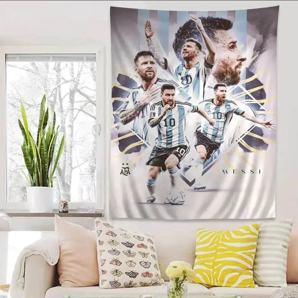 Lionel Messi Wall Tapestry Zirconic