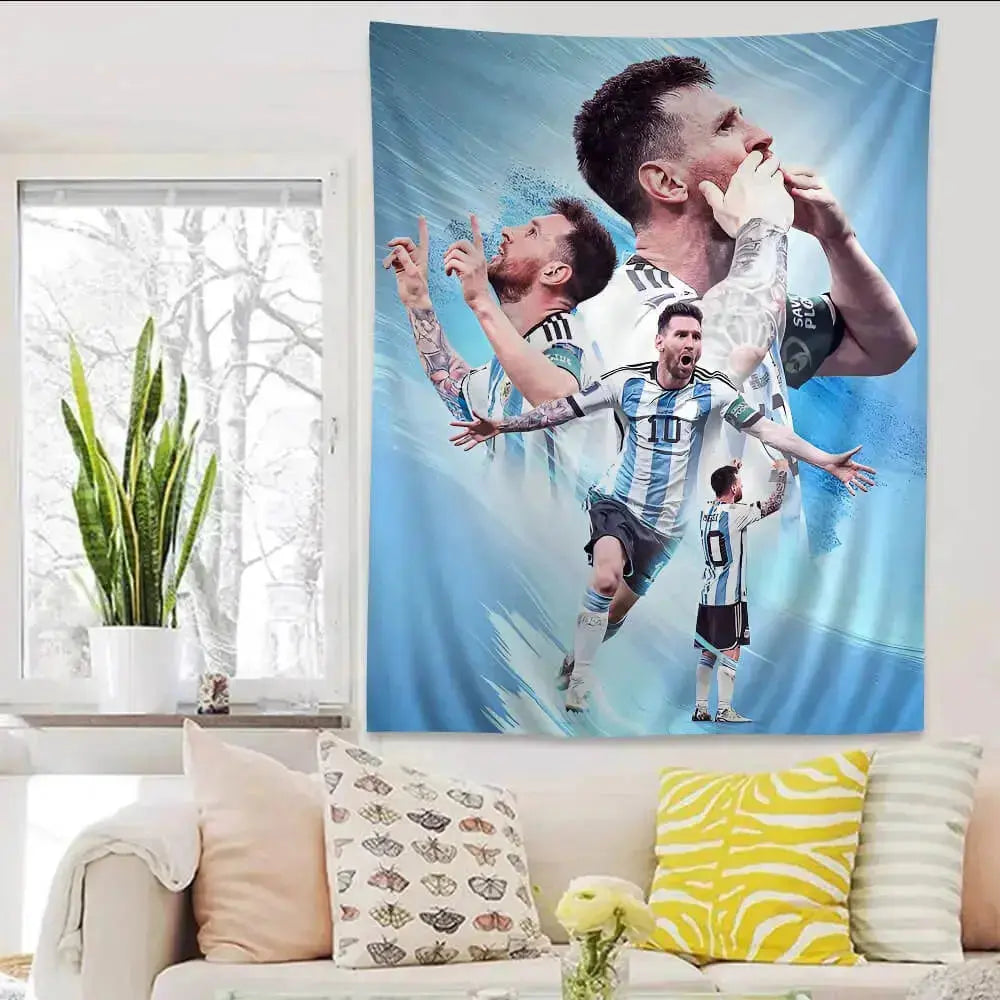 Lionel Messi Wall Tapestry Zirconic