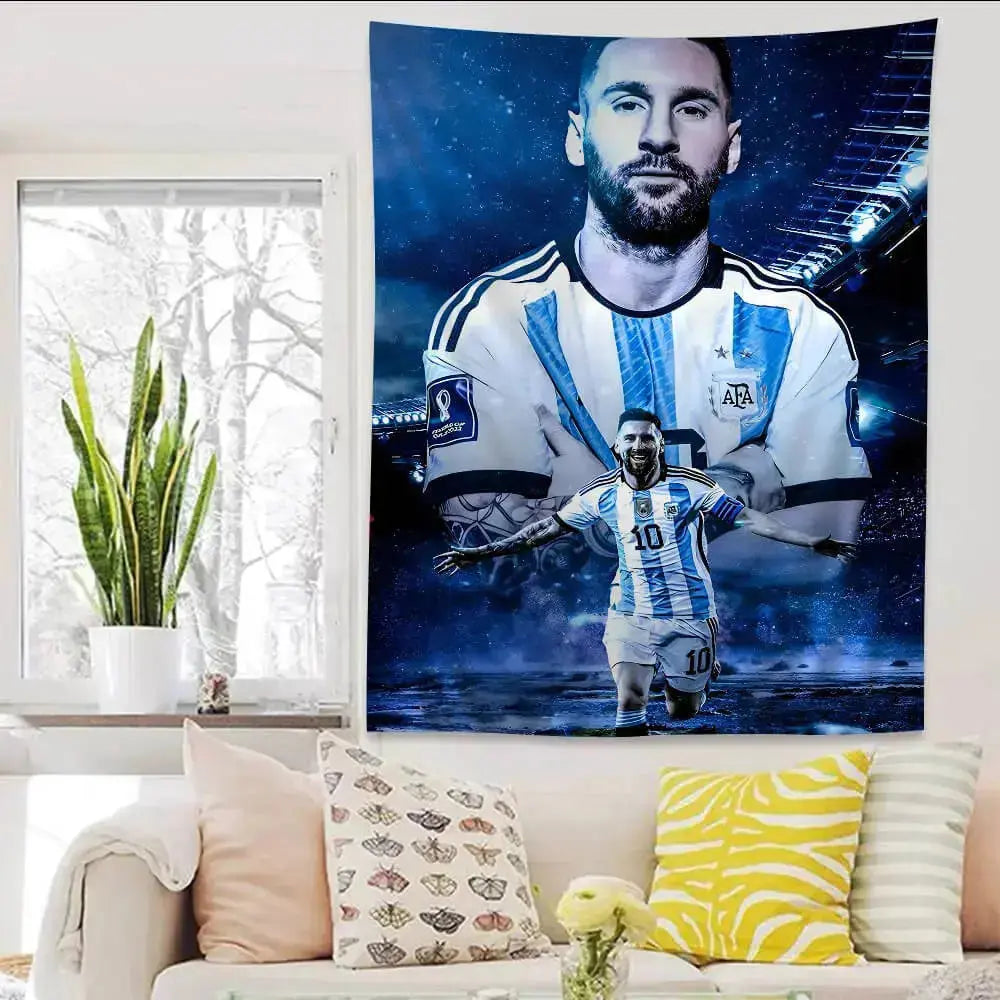 Lionel Messi Wall Tapestry Zirconic