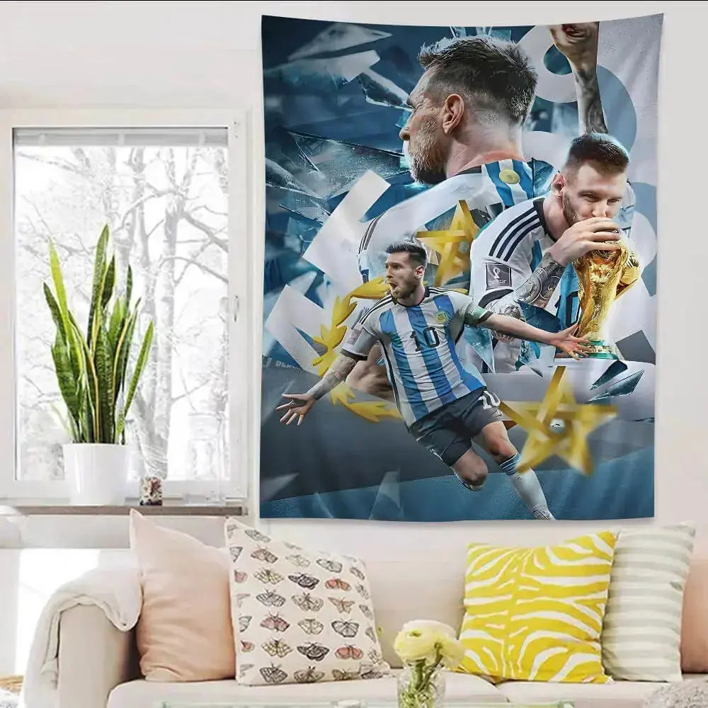Lionel Messi Wall Tapestry Zirconic