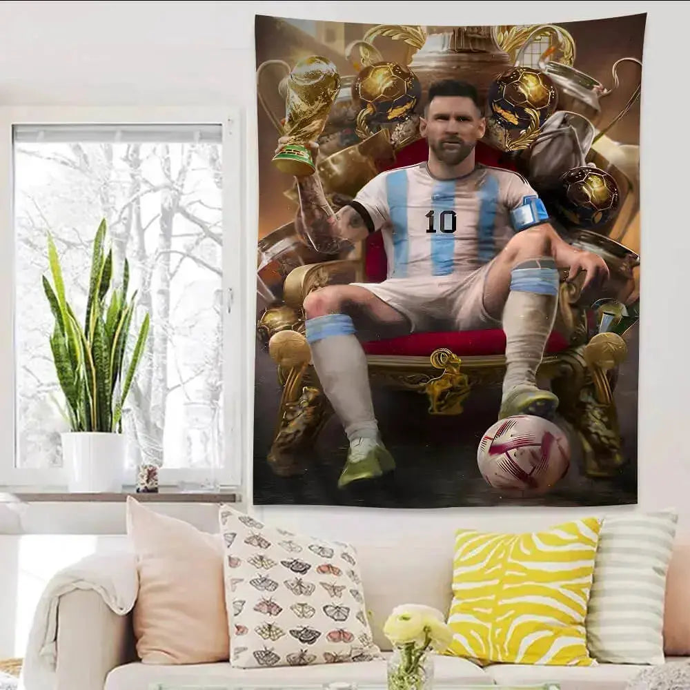 Lionel Messi Wall Tapestry Zirconic