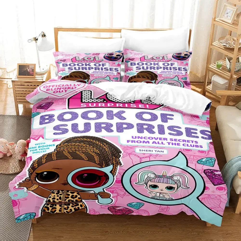 Lol Surprise Dolls Unicorn Kids Duvet Cover