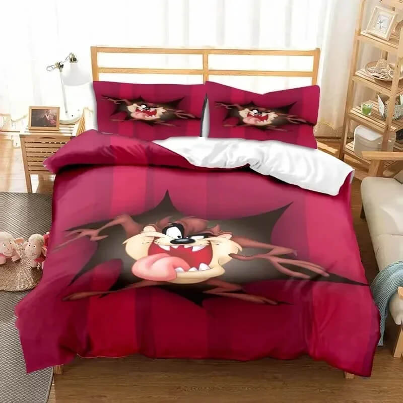 cartoon gaming room bedding
