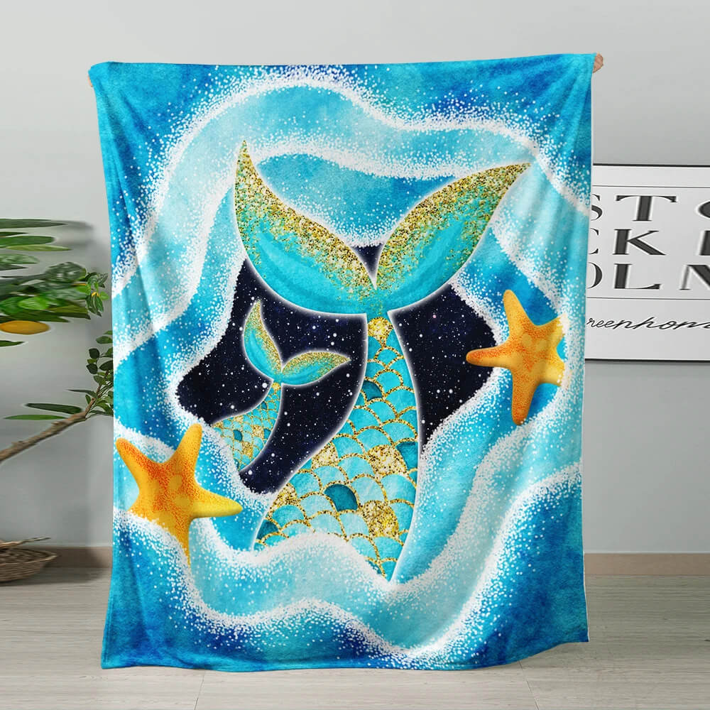 Mermaid blanket for Christmas gift inspiration