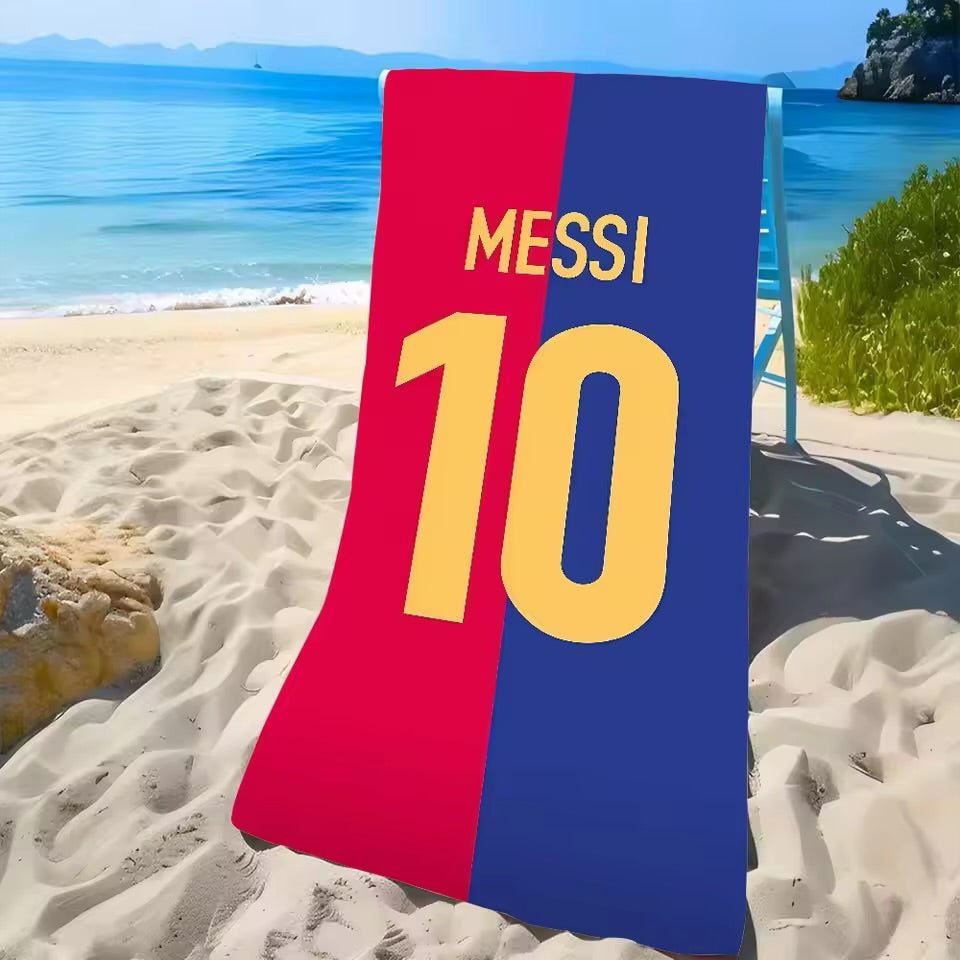 Messi barcelona home bath towel