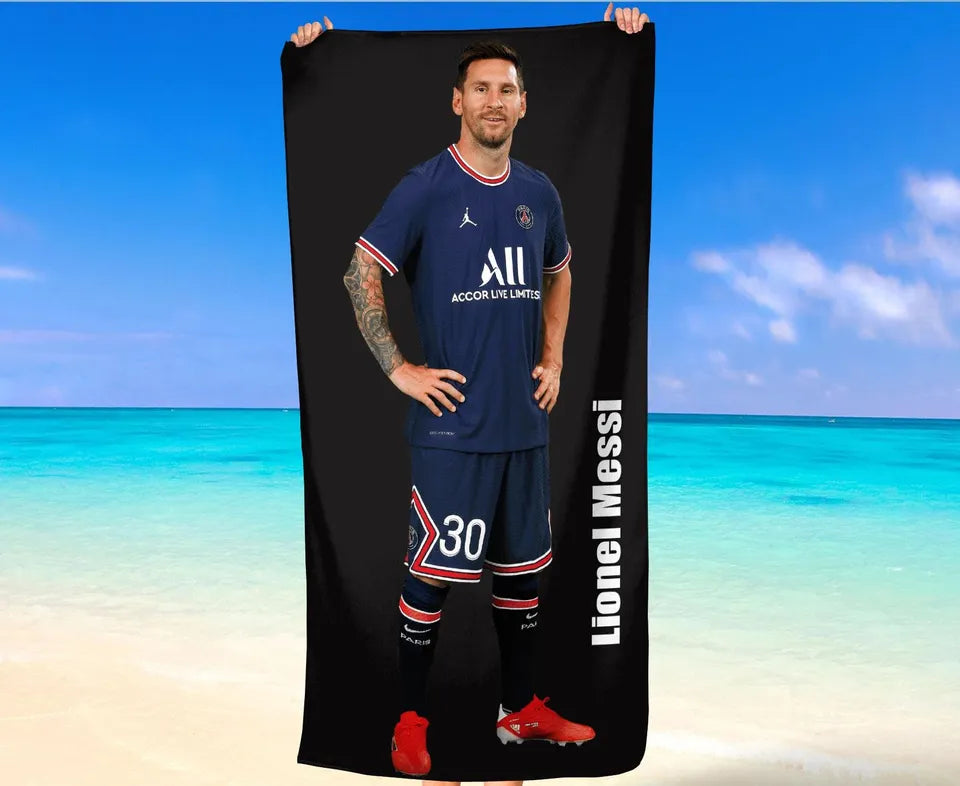 Messi beach towel for kids
