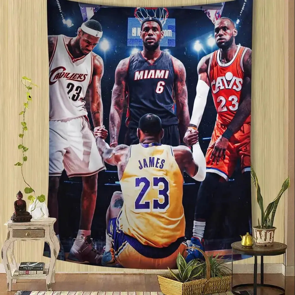 Michael Jordan Basketball Kids Tapestry Zirconic