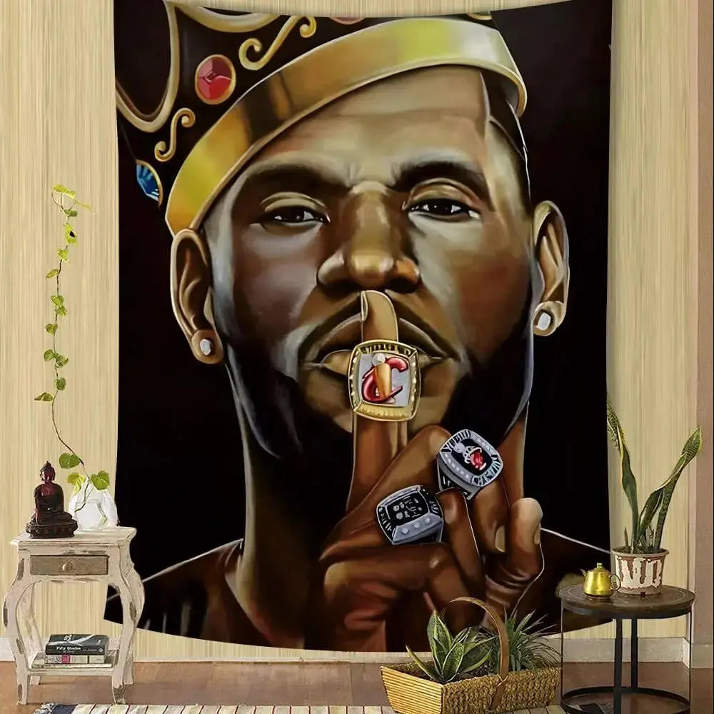 Michael Jordan Basketball Wall Hanging Tapestry Zirconic