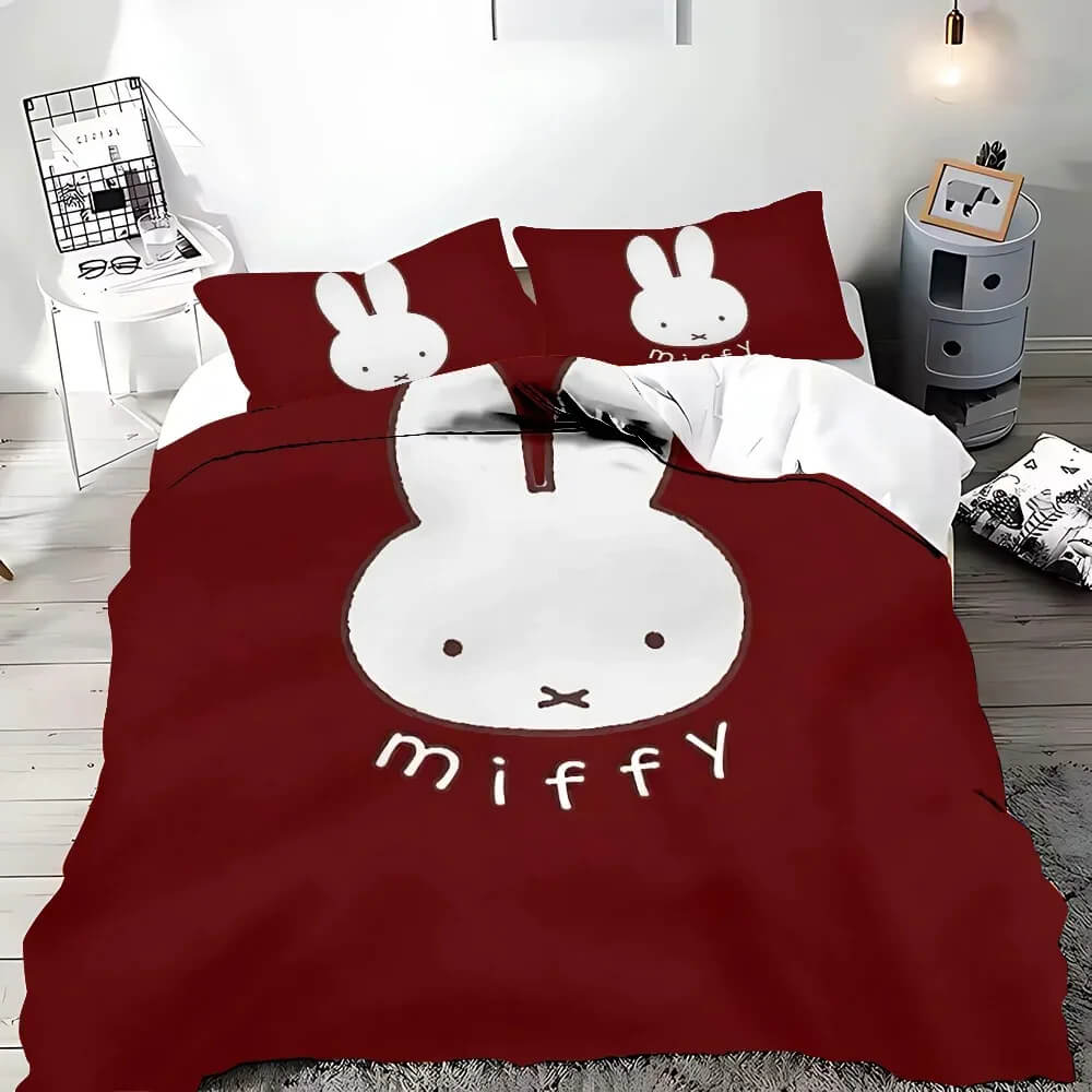 Miffy kawaii bedding set