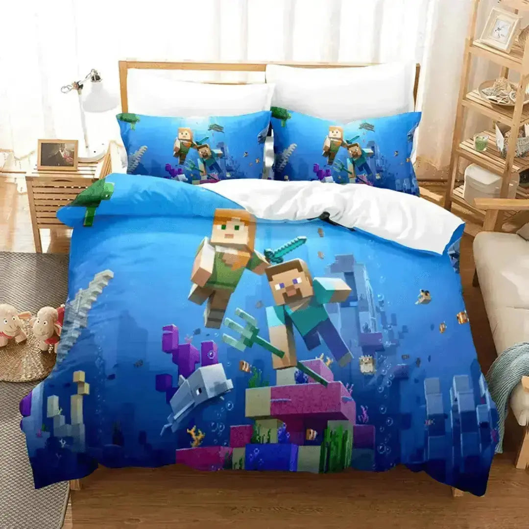 Minecraft Quilt Cover Zirconic