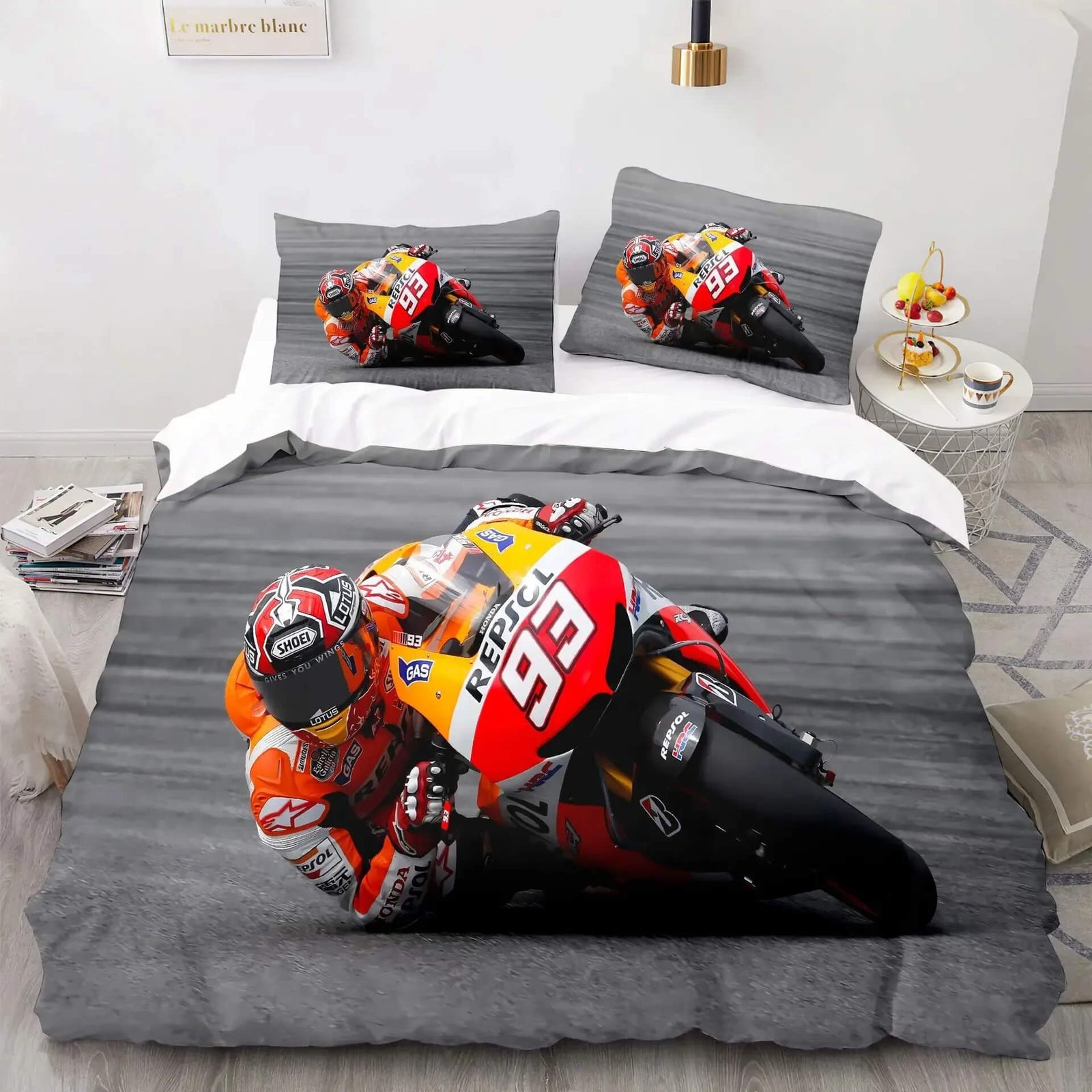 soft microfiber MotoGP bedding set