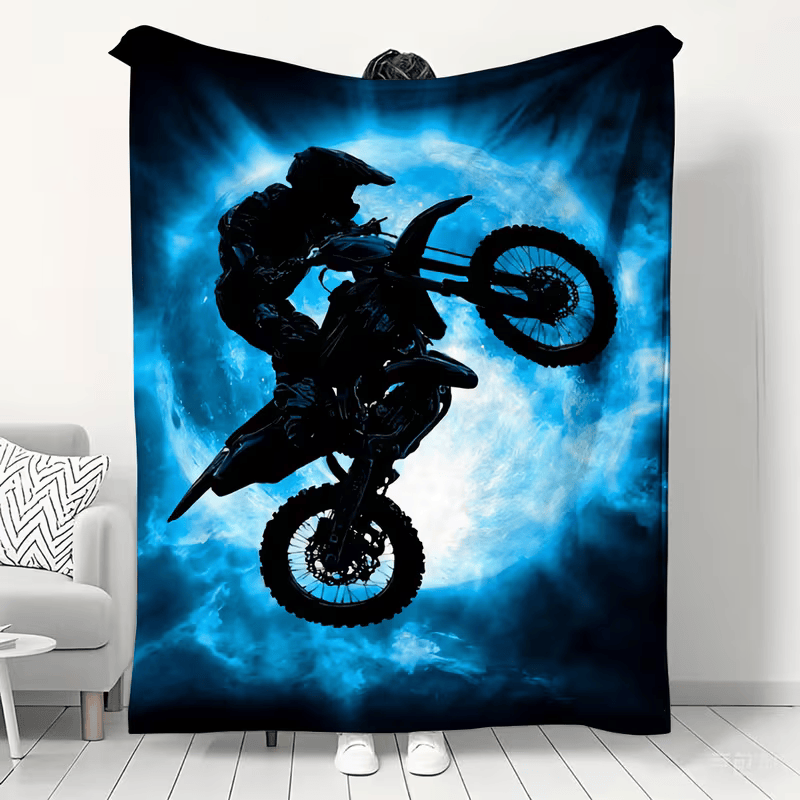 motocross blanket for motorcycle enthusiasts