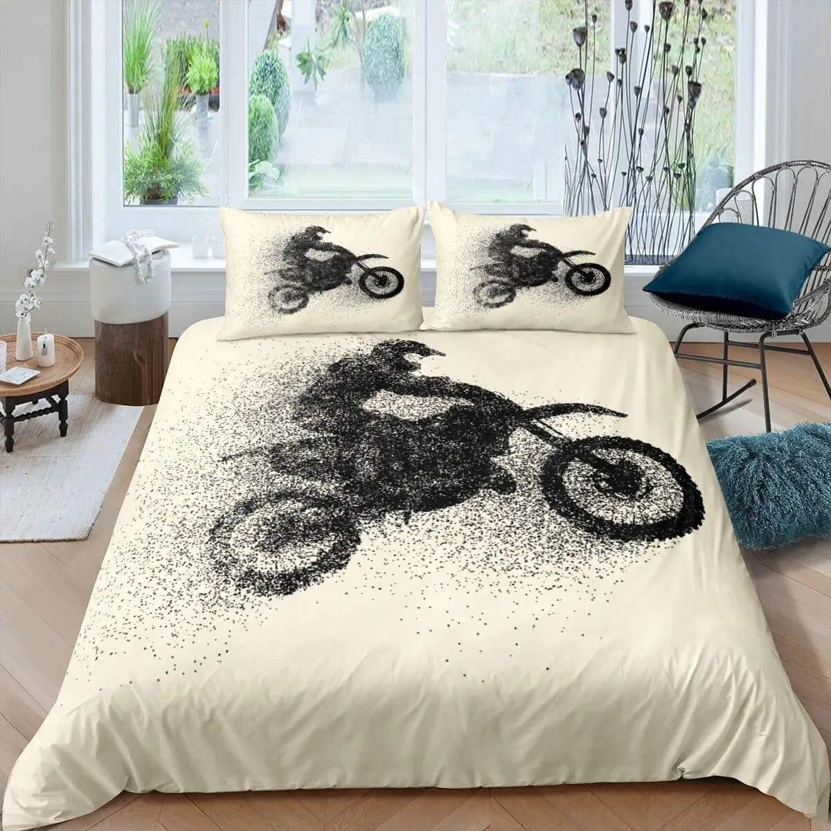 dirt bike microfiber bedding