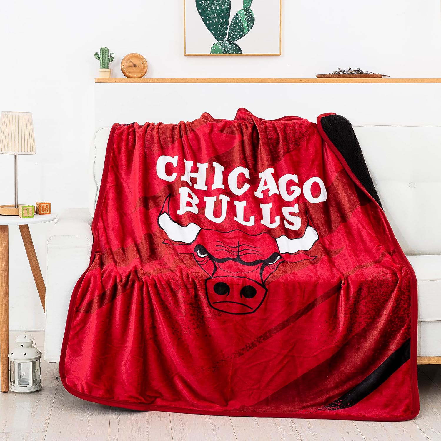 Chicago Bulls Throw Blanket for kids,teens & adults