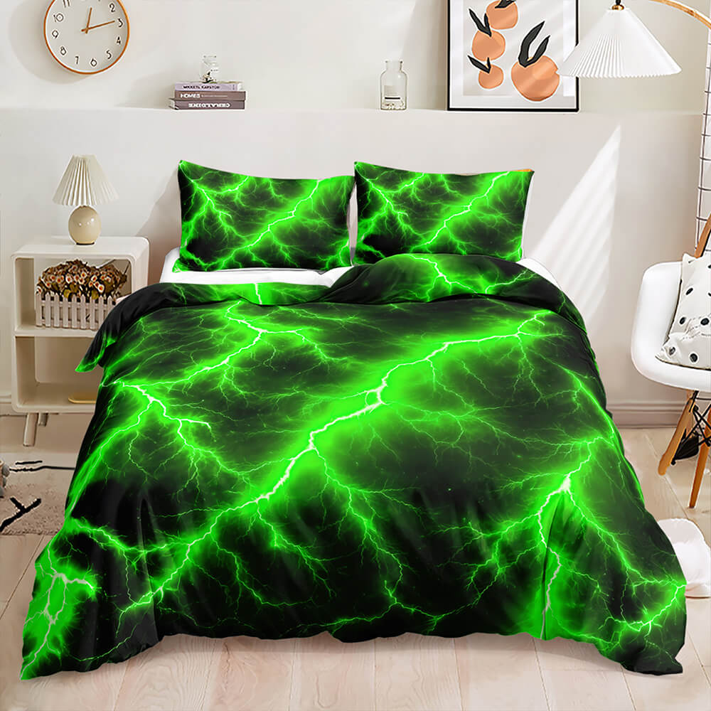 glowing hexagon doona cover modern bedding