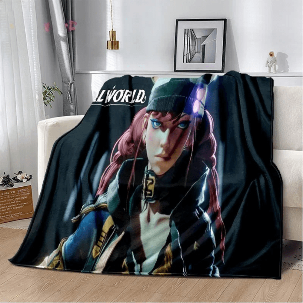 Gamer gift Palworld throw blanket