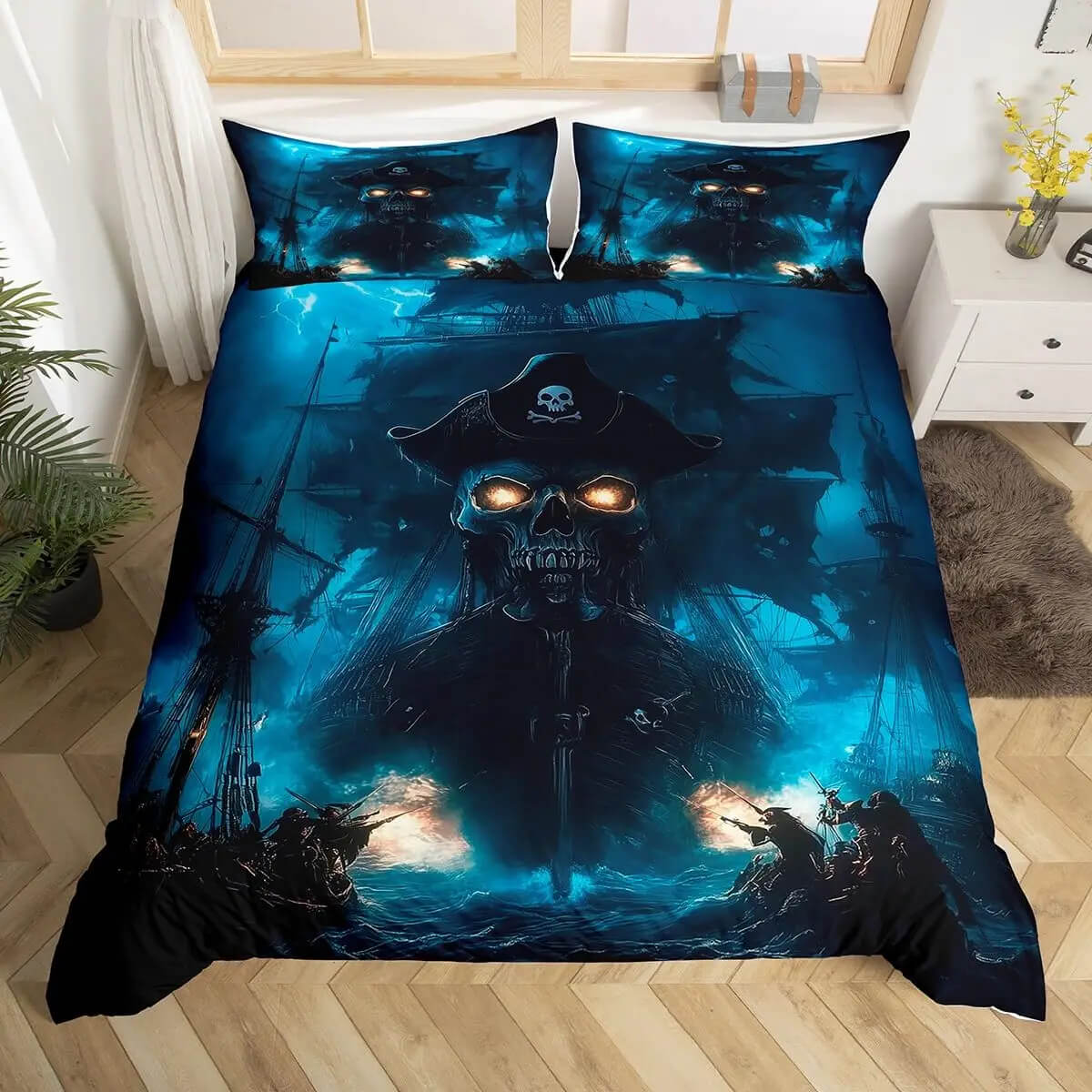 pirate bedding boys room