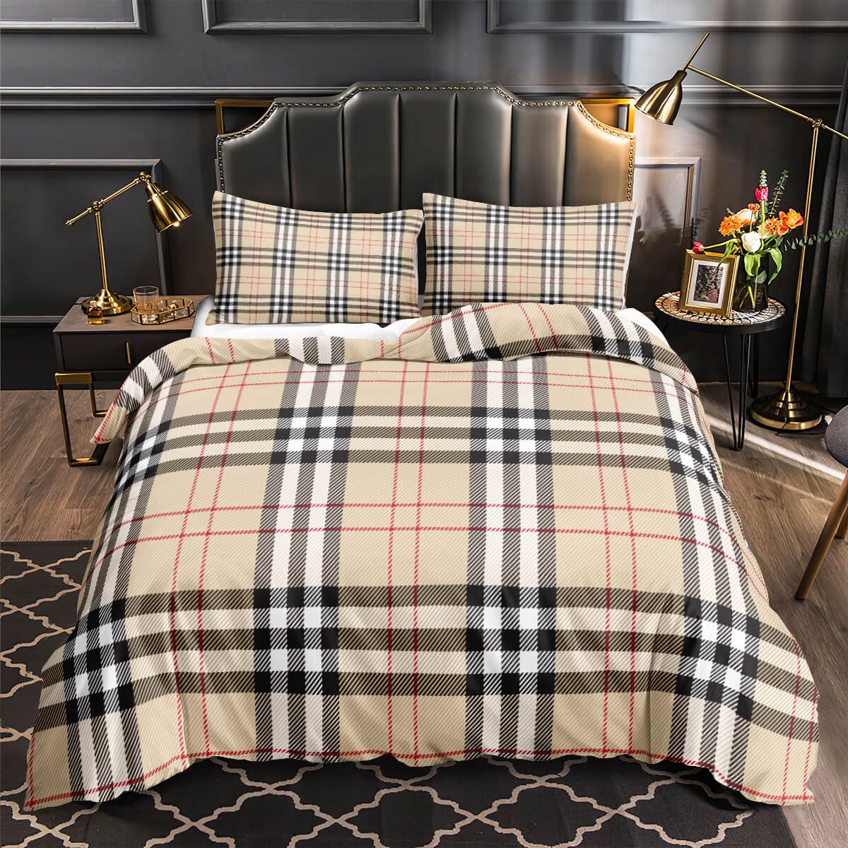 Classic plaid home décor