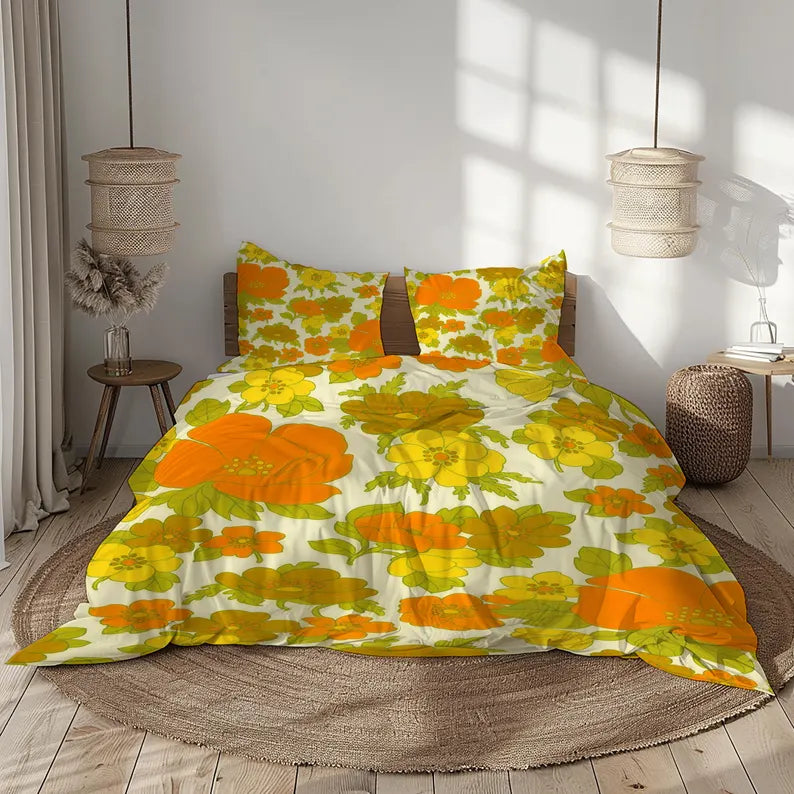 retro duvet cover pattern