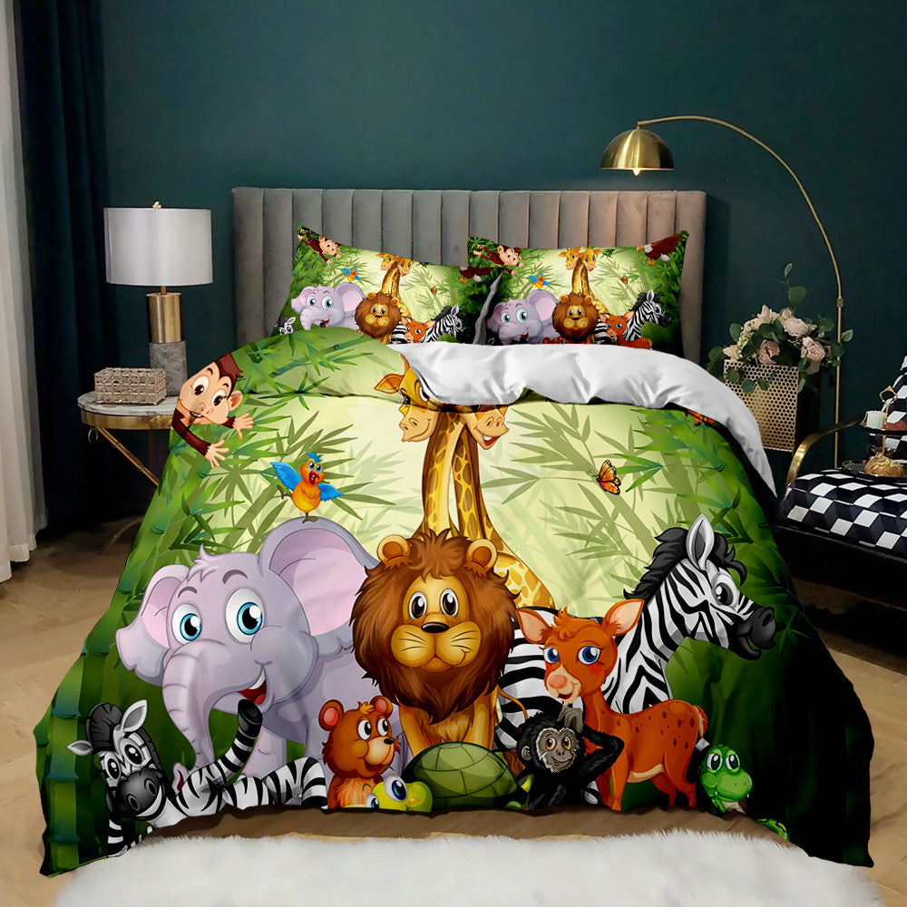 safari animal bedding set
