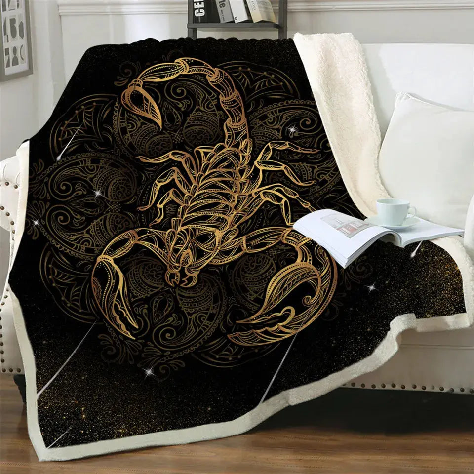 Scorpion Throw Blanket My Store