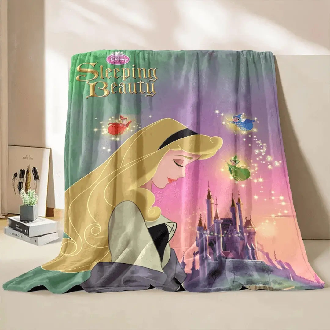 Sleeping Beauty Aurora Princess Kids Throw Blanket