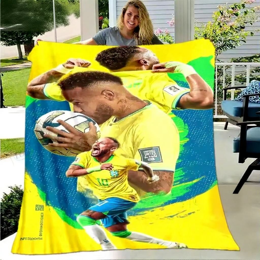 Soccer fan blanket