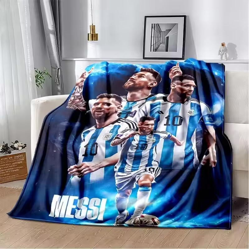 Soft Messi throw blanket