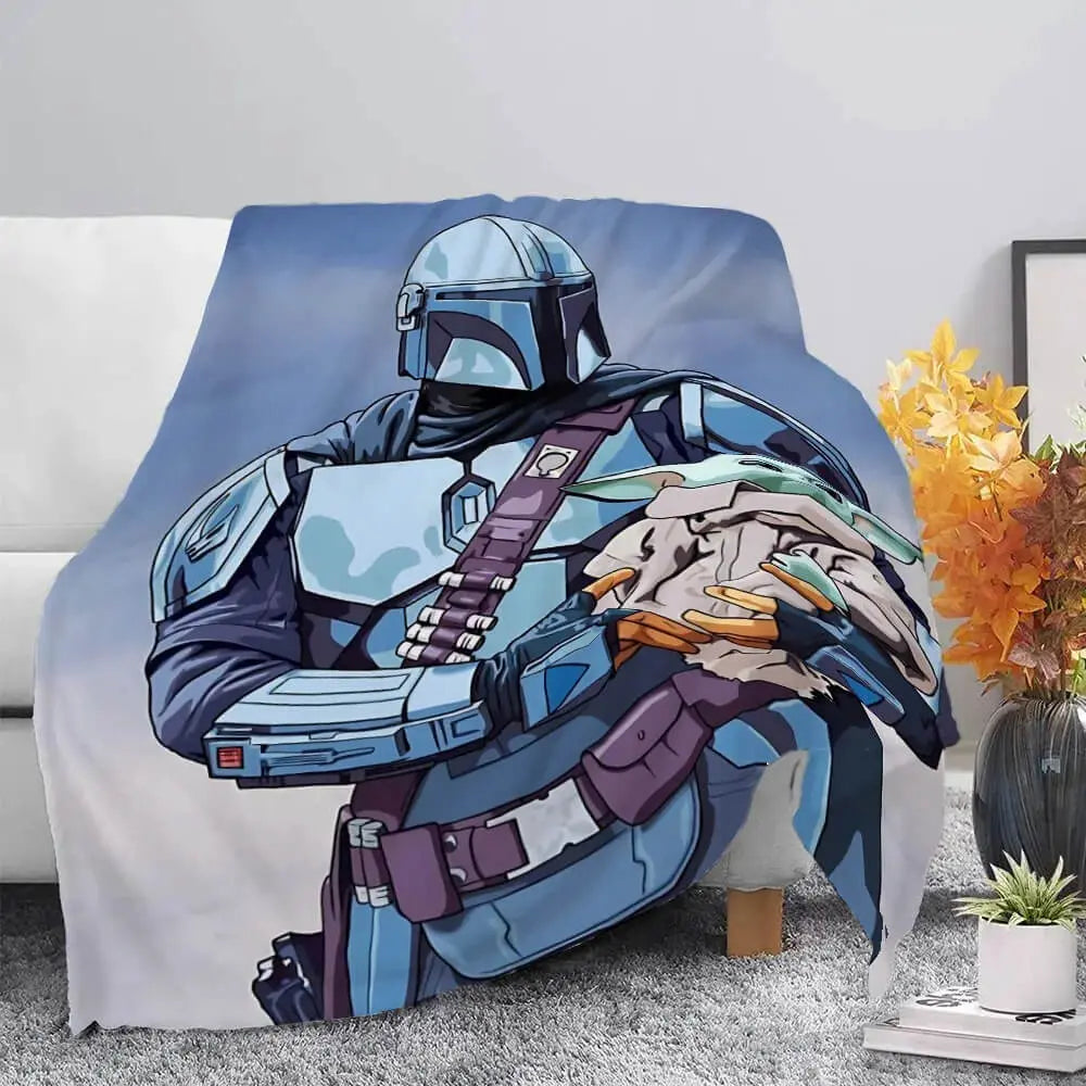 Star Wars Boba Fett Kids Throw Blanket Zirconic