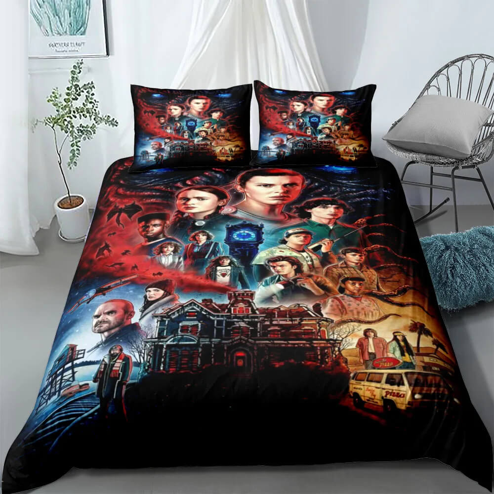 Stylish Stranger Things Bedding for Netflix Series Lovers