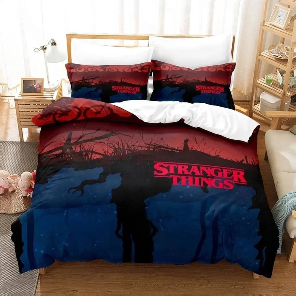 Modern Stranger Things Room Decor Bedding Idea