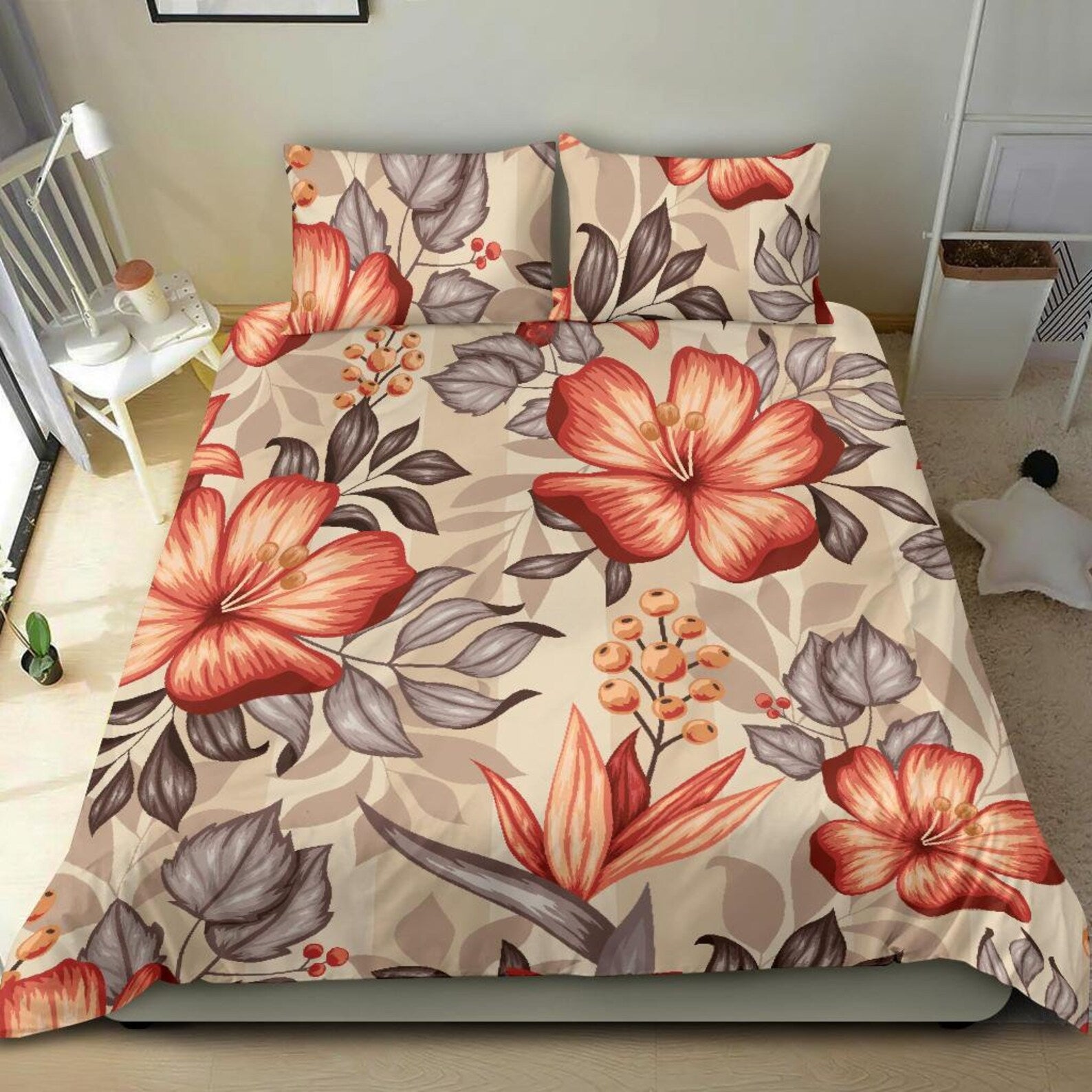 flower kids bedding
