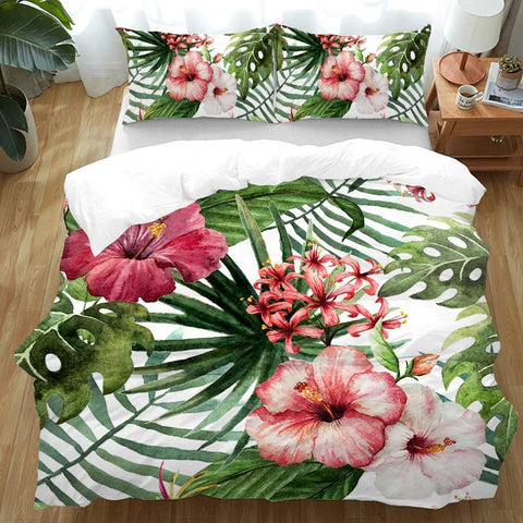 botanical microfiber bedding